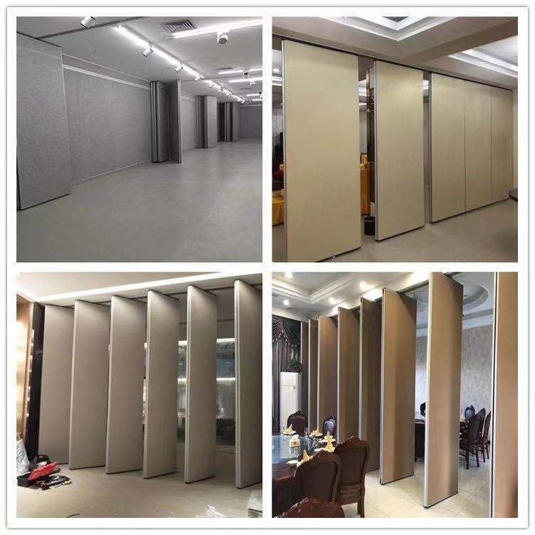 山東酒店活動(dòng)隔斷，吊軌道隔斷工程